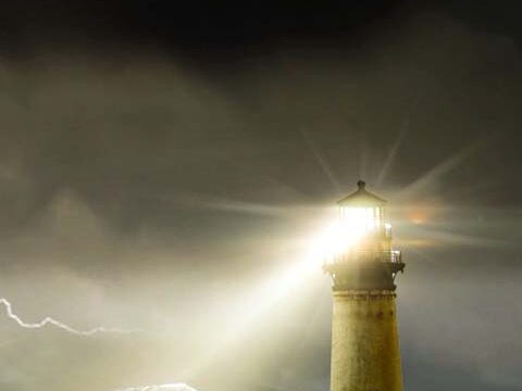 beacon lighthouse ocean wallpaper background phone