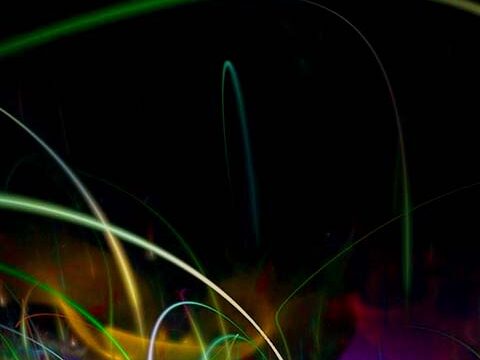 light show colorful abstract background dark phone