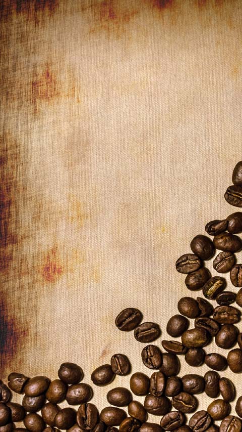 coffee beans brown wallpaper background phone