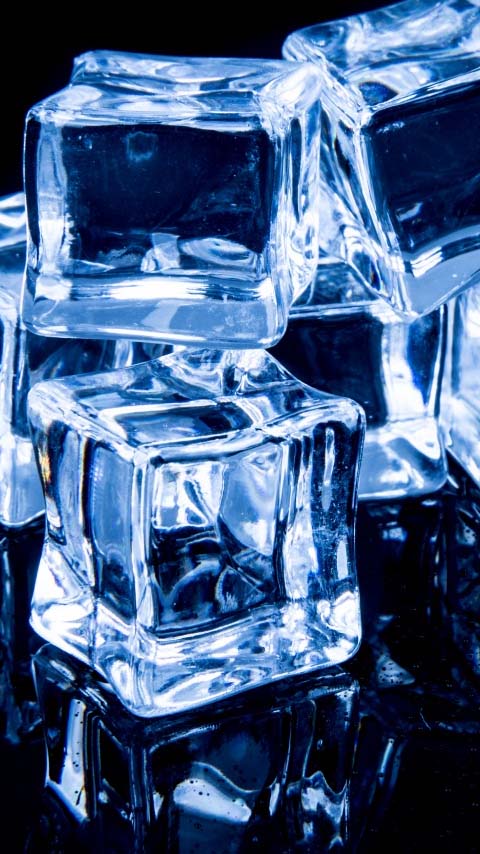 cubes ice cube blue dark black see-through wallpaper background phone