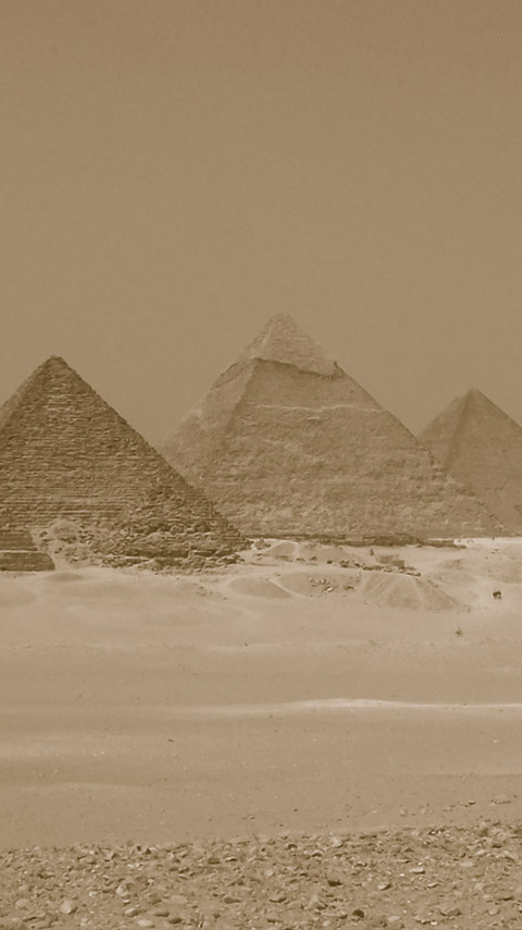 Giza pyramids Egypt Egyptian brown wallpaper background phone