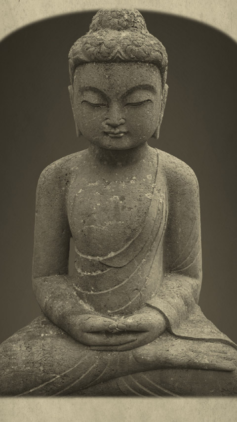 Buddha meditating Buddhism wallpaper phone background