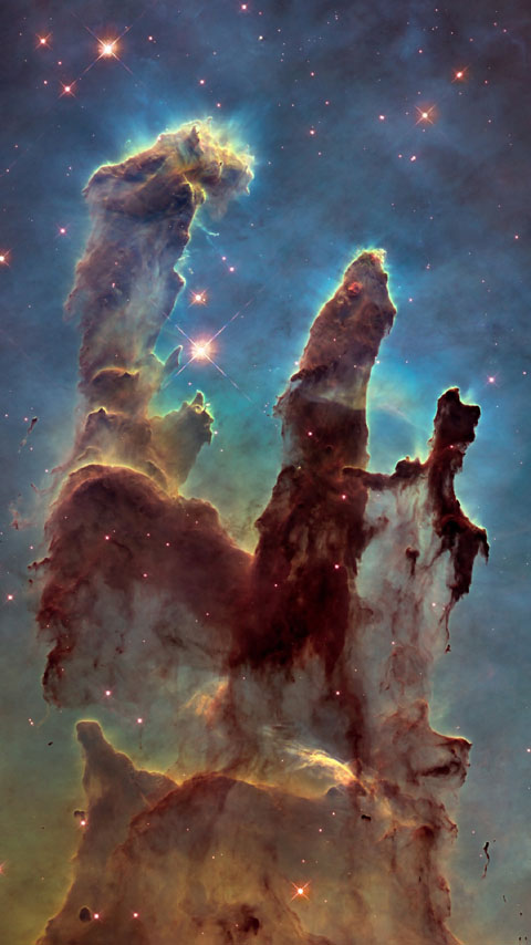 Eagle Nebula space universe wallpaper phone background